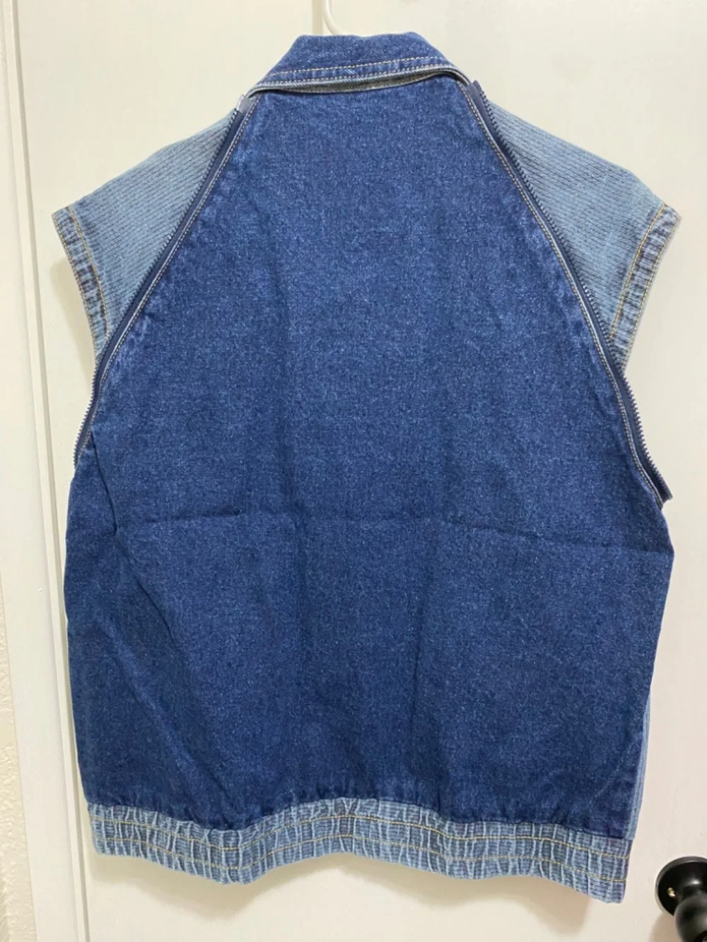 Jordache Size M Women’s Denim Buttoned Up Vest Jacket - Picture 5 of 10
